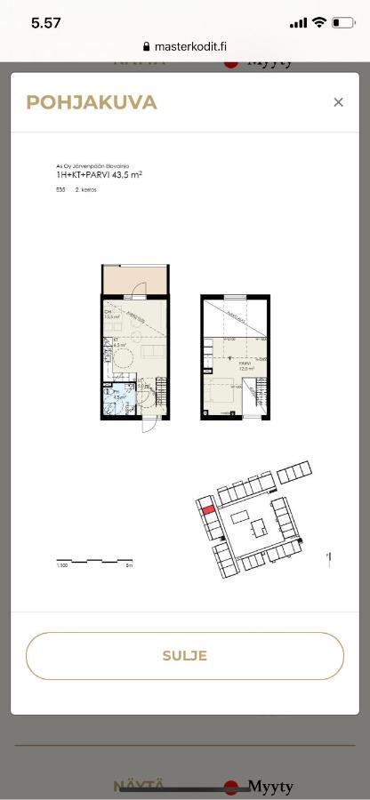 Rosmariini Apartamento Järvenpää Exterior foto